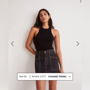 Madewell denim micro mini skirt- Emersfort wash- size 29/8- excellent condition